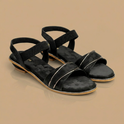 Zelion | Women's Metallic Accent Comfort Sandals