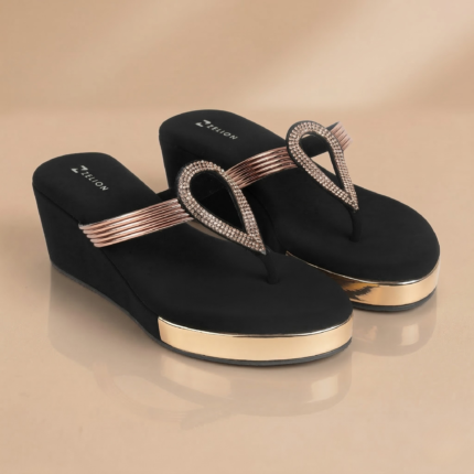 Zelion | Women’s Embellished Wedge Sandals