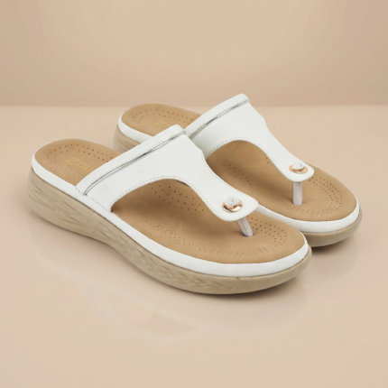 Zelion | Women's Cushioned Comfort Wedges – Ergonomic Slip-On Everyday Sandals